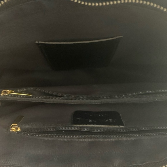 Genuine leather top handle structured bag Black Leather Handbag - Picture 6 of 7